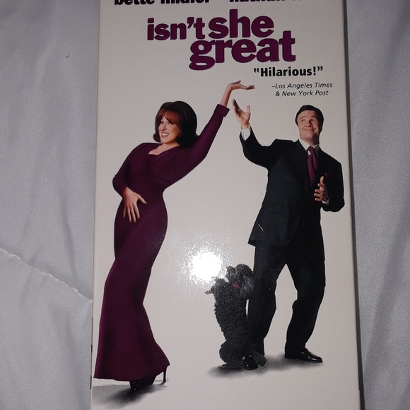 6/$15 Isn't she great universal VHS video tape - Picture 2 of 4